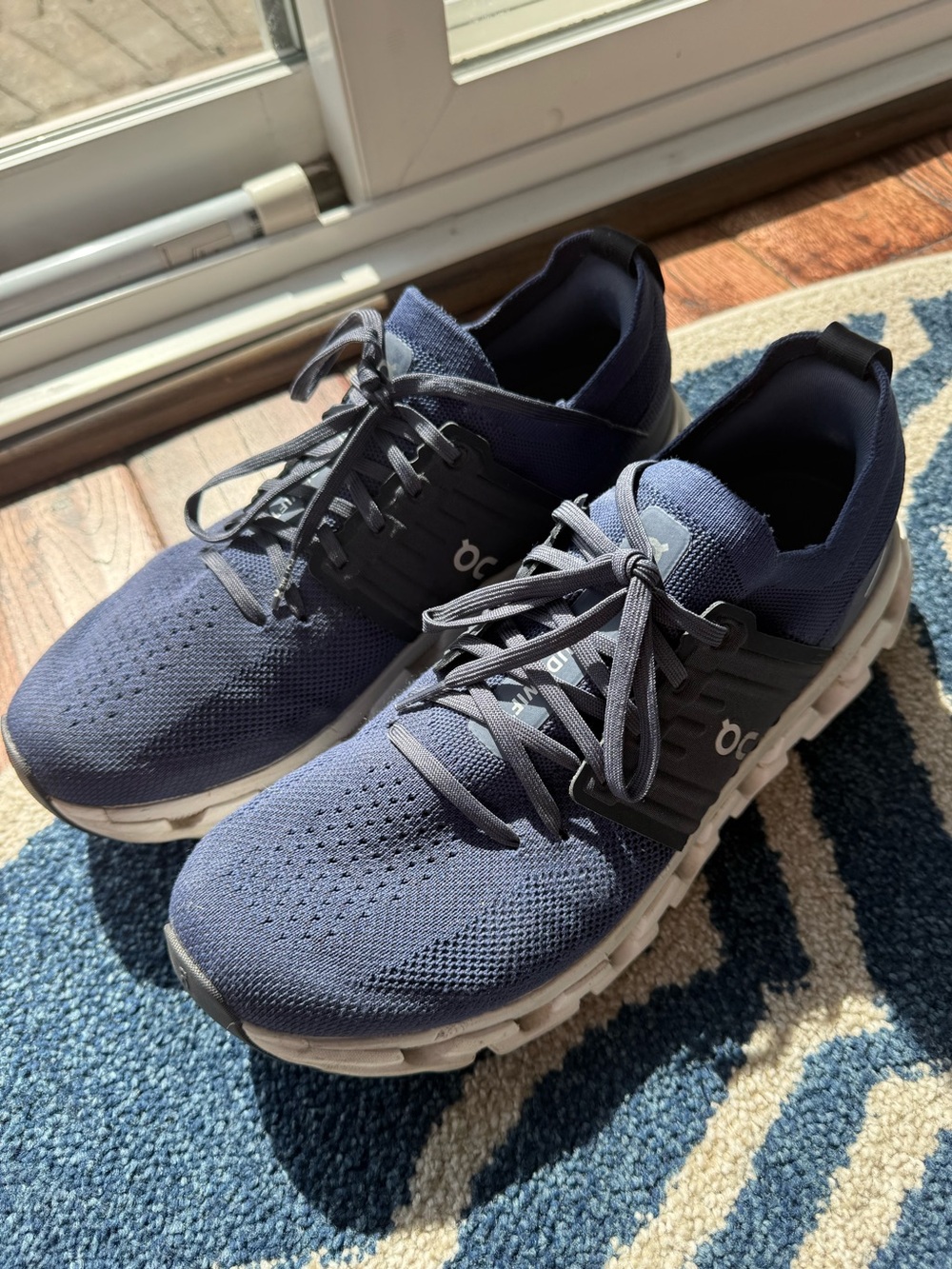 On Running Men’s Athletic Shoes - Navy and Gray